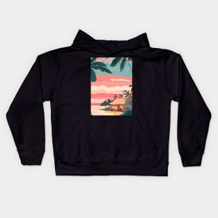 Hawaii Painting Kids Hoodie